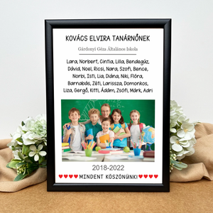 Tanévzáró ajándék tanároknak  egyedi kép, Otthon & Életmód, Dekoráció, Kép & Falikép, Poszter, Fotó, grafika, rajz, illusztráció, MESKA