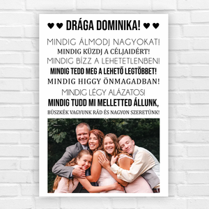 Ballagási ajándék lányoknak  kedves falikép - otthon & életmód - dekoráció - kép & falikép - poszter - Meska.hu