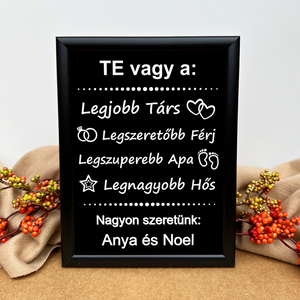 Apa csak egy van  asztali kép, ajándék ötletek, Otthon & Életmód, Dekoráció, Kép & Falikép, Poszter, Fotó, grafika, rajz, illusztráció, MESKA