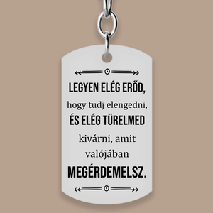 Legyen elég erőd! Bíztató kulcstartó - táska & tok - kulcstartó & táskadísz - kulcstartó - Meska.hu