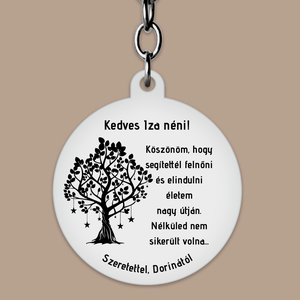 Ajándék tanároknak, gravírozott kulcstartó - táska & tok - kulcstartó & táskadísz - kulcstartó - Meska.hu
