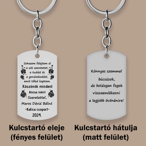 Ajándék óvónéniknek, egyedi kulcstartó - táska & tok - kulcstartó & táskadísz - kulcstartó - Meska.hu