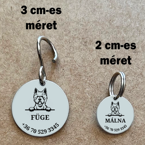 Westie kutya biléta - otthon & életmód - kisállatoknak - kutyáknak - kutya biléta - Meska.hu