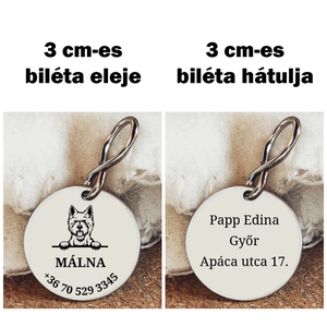 Westie kutya biléta - otthon & életmód - kisállatoknak - kutyáknak - kutya biléta - Meska.hu
