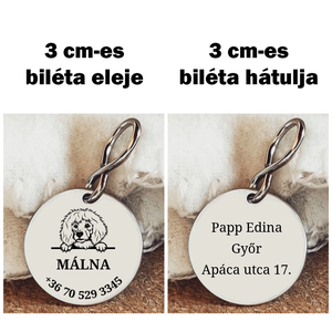 Uszkár kutyabiléta - otthon & életmód - kisállatoknak - kutyáknak - kutya biléta - Meska.hu
