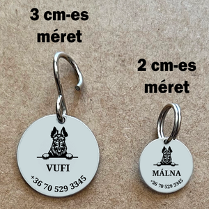 Skót terrier kutyabiléta - otthon & életmód - kisállatoknak - kutyáknak - kutya biléta - Meska.hu