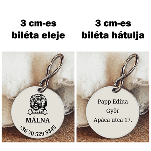 Puli kutyabiléta - otthon & életmód - kisállatoknak - kutyáknak - kutya biléta - Meska.hu