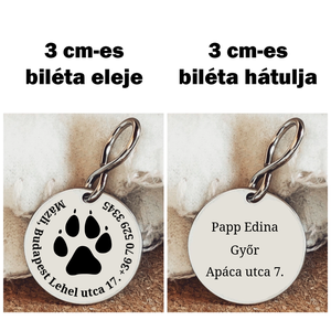 Kutyabiléta nagytestű kutyáknak - otthon & életmód - kisállatoknak - kutyáknak - kutya biléta - Meska.hu