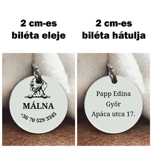 Kutya medál  Vizslás - otthon & életmód - kisállatoknak - kutyáknak - kutya biléta - Meska.hu