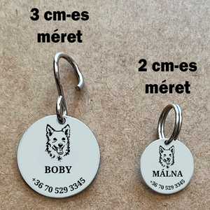Egyedi biléta Mudi kutyának - otthon & életmód - kisállatoknak - kutyáknak - kutya biléta - Meska.hu