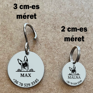Biléta Belga juhász kutyának - otthon & életmód - kisállatoknak - kutyáknak - kutya biléta - Meska.hu