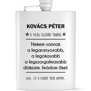 Ballagási ajándék tanároknak  vicces flaska szett - otthon & életmód - konyhafelszerelés, tálalás - flaska, csatos üveg - Meska.hu