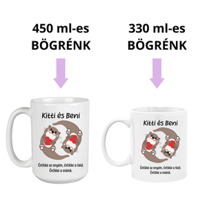 Vidrás bögre pároknak - otthon & életmód - konyhafelszerelés, tálalás - tálalás - bögre & csésze - Meska.hu
