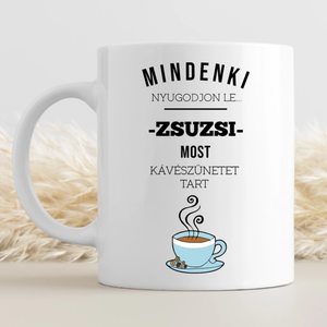 Vicces, egyedi kávésbögre  saját névvel - otthon & életmód - konyhafelszerelés, tálalás - tálalás - bögre & csésze - Meska.hu