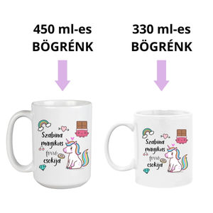 Unikornisos bögre  ajándék lányoknak - otthon & életmód - konyhafelszerelés, tálalás - tálalás - bögre & csésze - Meska.hu