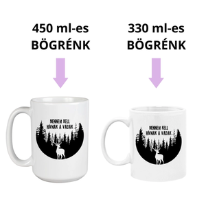 Vadászos ajándék bögre férfiaknak - otthon & életmód - konyhafelszerelés, tálalás - tálalás - bögre & csésze - Meska.hu