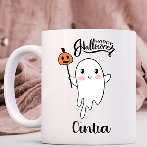 Szellemes, halloweeni bögre, Otthon & Életmód, Konyhafelszerelés, tálalás, Tálalás, Bögre & Csésze, Decoupage, transzfer és szalvétatechnika, Mindenmás, MESKA