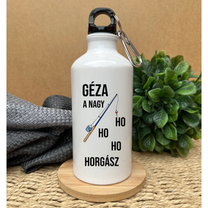 Praktikus ajándék horgászoknak � egyedi kulacs, Otthon & Életmód, Konyhafelszerelés, tálalás, Italos kellékek, Kulacsok, Decoupage, transzfer és szalvétatechnika, Mindenmás, MESKA