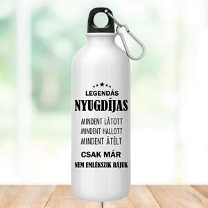 Nyugdíjas búcsúztató kulacs vicces szöveggel - otthon & életmód - konyhafelszerelés, tálalás - italos kellékek - kulacsok - Meska.hu