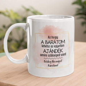 Névnapi ajándék nőknek  humoros bögre, Otthon & Életmód, Konyhafelszerelés, tálalás, Tálalás, Bögre & Csésze, Decoupage, transzfer és szalvétatechnika, Mindenmás, MESKA