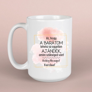 Névnapi ajándék nőknek  humoros bögre - otthon & életmód - konyhafelszerelés, tálalás - tálalás - bögre & csésze - Meska.hu