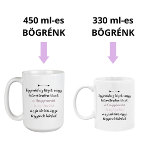 Mamának ajándék bögre, 2 oldalas - otthon & életmód - konyhafelszerelés, tálalás - tálalás - bögre & csésze - Meska.hu