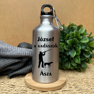 Legjobb vadász ajándék � egyedi kulacs, Otthon & Életmód, Konyhafelszerelés, tálalás, Italos kellékek, Kulacsok, Decoupage, transzfer és szalvétatechnika, Mindenmás, MESKA