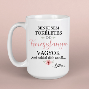 Keresztanya felkérő ajándék  egyedi kerámia bögre - otthon & életmód - konyhafelszerelés, tálalás - tálalás - bögre & csésze - Meska.hu