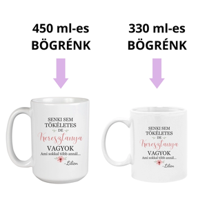 Keresztanya felkérő ajándék  egyedi kerámia bögre - otthon & életmód - konyhafelszerelés, tálalás - tálalás - bögre & csésze - Meska.hu