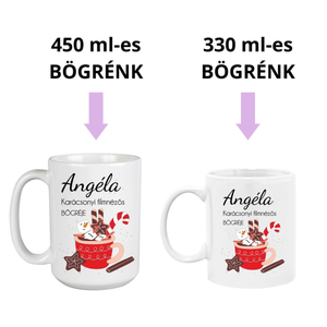 Karácsonyi filmnézős bögre - otthon & életmód - konyhafelszerelés, tálalás - tálalás - bögre & csésze - Meska.hu