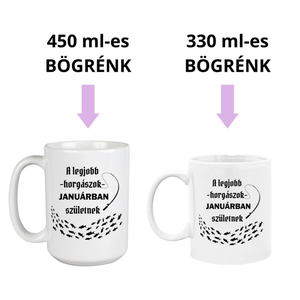 Horgászos bögre születésnapra - otthon & életmód - konyhafelszerelés, tálalás - tálalás - bögre & csésze - Meska.hu