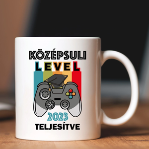 Gamer bögre  ajándék ballagásra, Otthon & Életmód, Konyhafelszerelés, tálalás, Tálalás, Bögre & Csésze, Decoupage, transzfer és szalvétatechnika, Mindenmás, MESKA