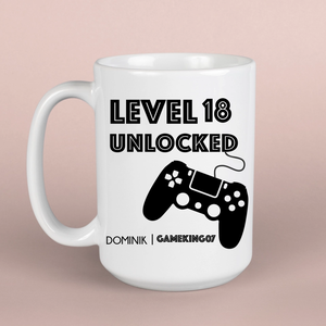 Gamer ajándék  vagány kerámia bögre - otthon & életmód - konyhafelszerelés, tálalás - tálalás - bögre & csésze - Meska.hu