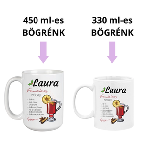 Forralt boros bögre  karácsonyi ajándék ötlet - otthon & életmód - konyhafelszerelés, tálalás - tálalás - bögre & csésze - Meska.hu