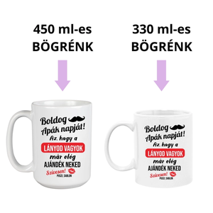 Boldog Apák napját!  bögre apák napjára - otthon & életmód - konyhafelszerelés, tálalás - tálalás - bögre & csésze - Meska.hu
