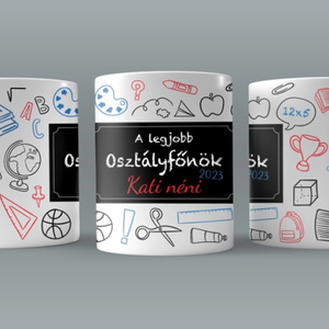 Ajándék osztályfőnöknek, egyedi kerámia bögre - otthon & életmód - konyhafelszerelés, tálalás - tálalás - bögre & csésze - Meska.hu