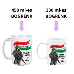 Ajándék katonának  zászlós bögre - otthon & életmód - konyhafelszerelés, tálalás - tálalás - bögre & csésze - Meska.hu