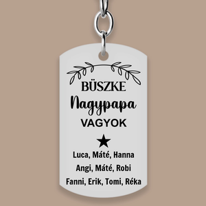 Büszke nagypapa kulcstartó - táska & tok - kulcstartó & táskadísz - kulcstartó - Meska.hu