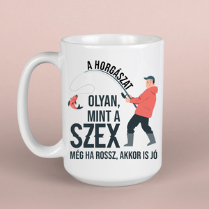 Poénos bögre horgászoknak - otthon & életmód - konyhafelszerelés, tálalás - tálalás - bögre & csésze - Meska.hu