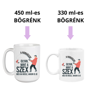Poénos bögre horgászoknak - otthon & életmód - konyhafelszerelés, tálalás - tálalás - bögre & csésze - Meska.hu