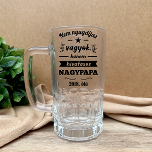 Söröskorsó hivatásos nagypapáknak - otthon & életmód - konyhafelszerelés, tálalás - tálalás - sörös pohár és korsó - Meska.hu