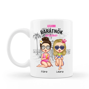 Nyári bögre barátnőknek - otthon & életmód - konyhafelszerelés, tálalás - tálalás - bögre & csésze - Meska.hu