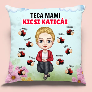 Mama kicsi katicái - ajándék párna mamáknak - Meska.hu