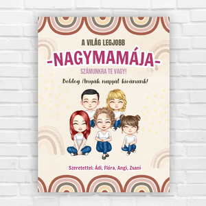 Anyák napi ajándék nagymamának - asztali dekoráció - otthon & életmód - dekoráció - kép & falikép - poszter - Meska.hu