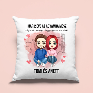 Az agyamra mész - személyre szabható párna pároknak - otthon & életmód - lakástextil - párna & párnahuzat - Meska.hu