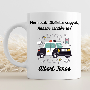 Legjobb rendőr ajándék, Otthon & Életmód, Konyhafelszerelés, tálalás, Tálalás, Bögre & Csésze, Decoupage, transzfer és szalvétatechnika, Mindenmás, MESKA