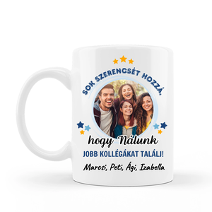 Ajándék ötlet kollégának - fényképes búcsú bögre - otthon & életmód - konyhafelszerelés, tálalás - tálalás - bögre & csésze - Meska.hu