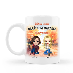 Őszi, csajos bögre barátnőknek - otthon & életmód - konyhafelszerelés, tálalás - tálalás - bögre & csésze - Meska.hu
