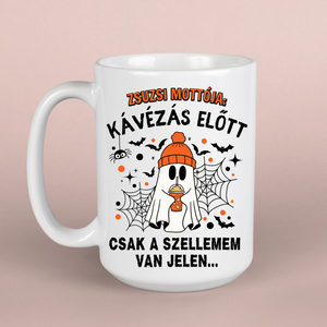 Névre szóló szellemes kávésbögre - otthon & életmód - konyhafelszerelés, tálalás - tálalás - bögre & csésze - Meska.hu