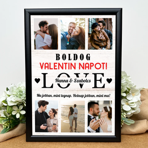 Valentin napi, fényképes ajándék pároknak, Otthon & Életmód, Dekoráció, Kép & Falikép, Poszter, Fotó, grafika, rajz, illusztráció, MESKA